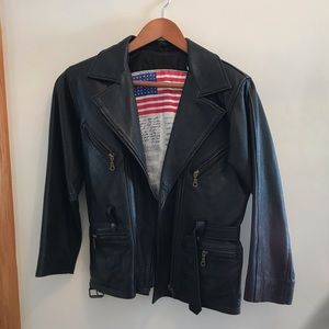 Cool vintage leather jacket